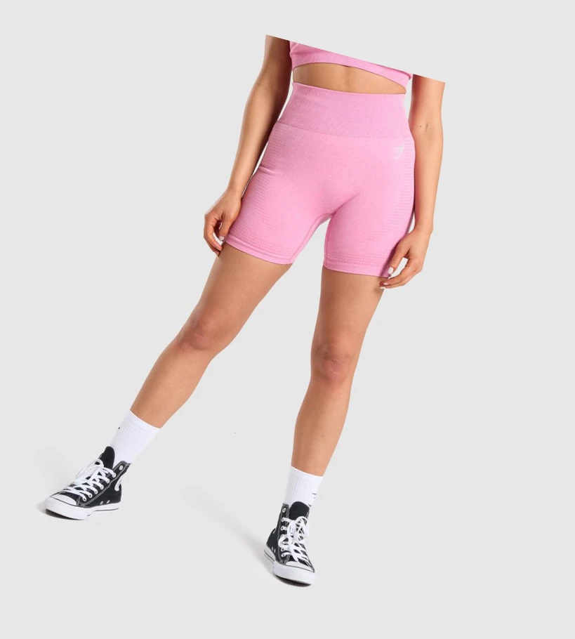 Gymshark Vital Seamless 2.0 Naisten Shortsit Pinkki | CBJISE752