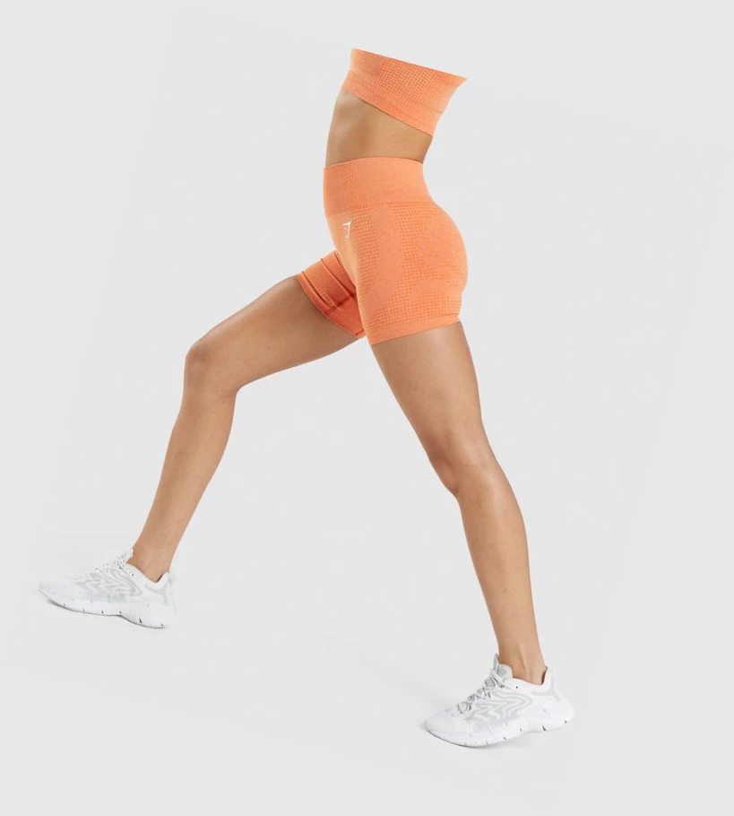Gymshark Vital Seamless 2.0 Naisten Shortsit Aprikoosi Oranssi | GJVPLC923