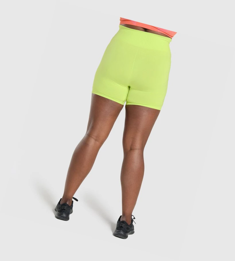 Gymshark Vital Seamless 2.0 Naisten Shortsit Keltainen | HRFPLS173