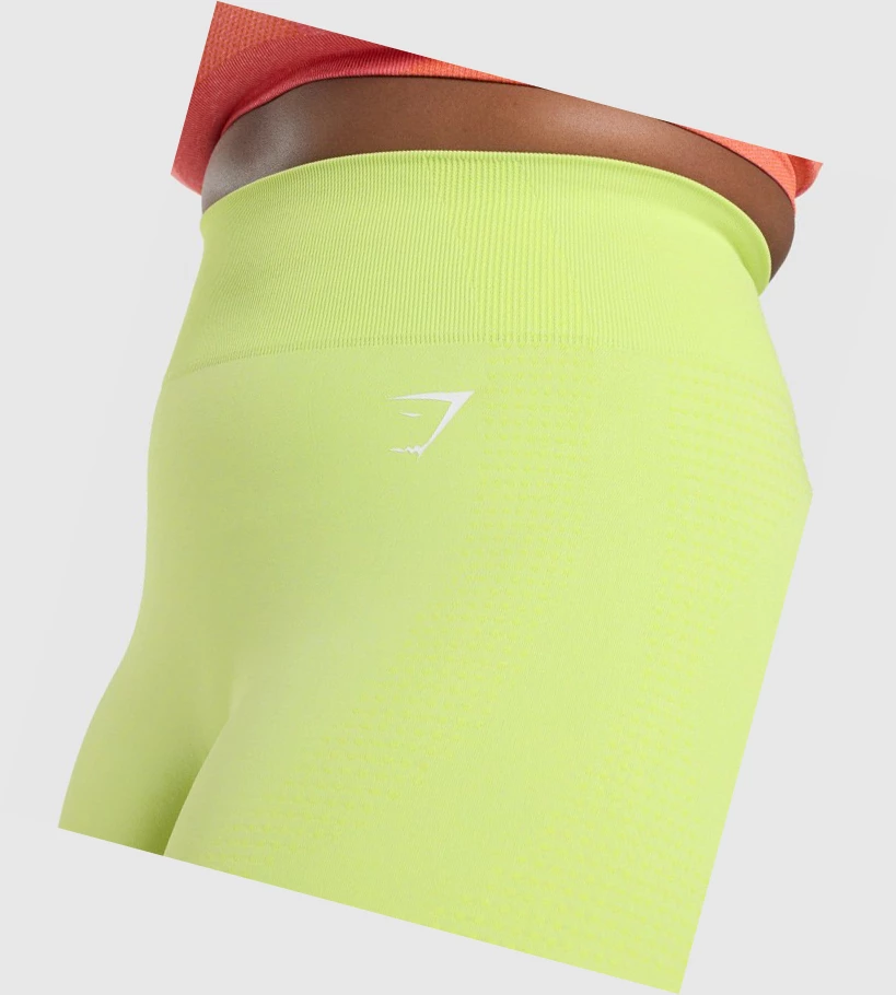 Gymshark Vital Seamless 2.0 Naisten Shortsit Keltainen | HRFPLS173
