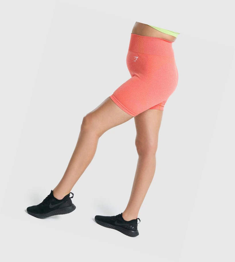 Gymshark Vital Seamless 2.0 Naisten Shortsit Oranssi | YRPVNZ034