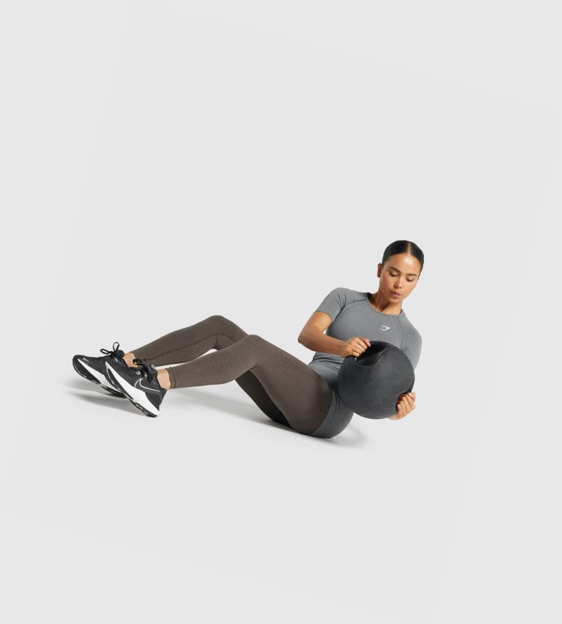 Gymshark Vital Seamless 2.0 Naisten T Paidat Harmaat | KAOTPW694