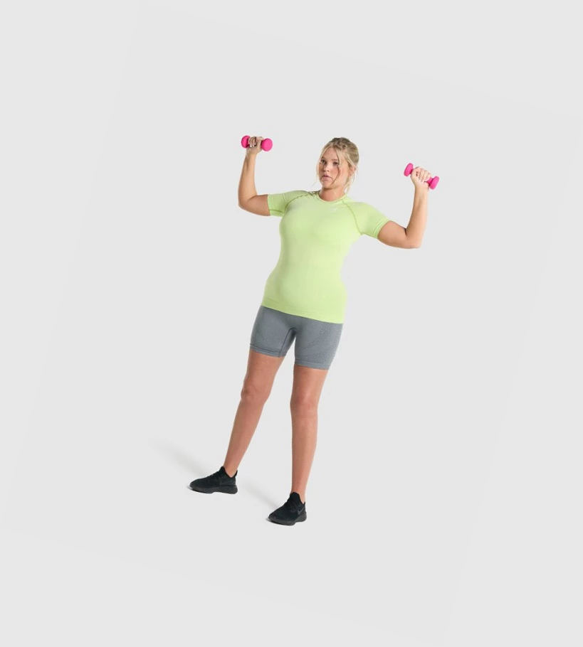 Gymshark Vital Seamless 2.0 Naisten T Paidat Keltainen | LWJXKS748