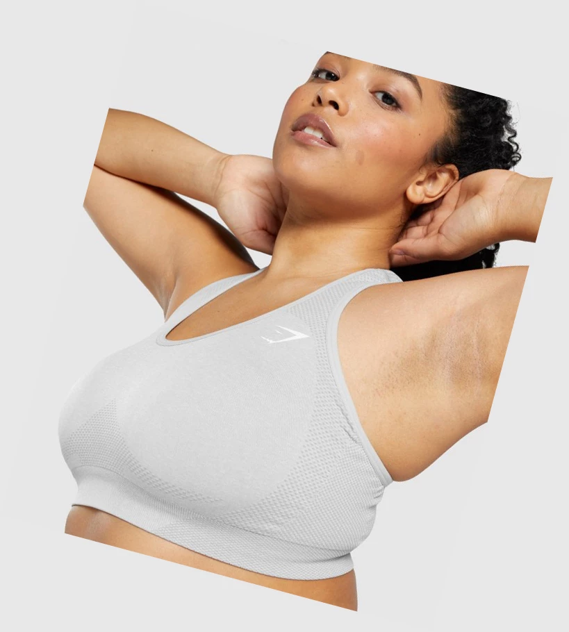 Gymshark Vital Seamless 2.0 Naisten Urheiluliivit Vaaleanharmaat | BHTLGI608