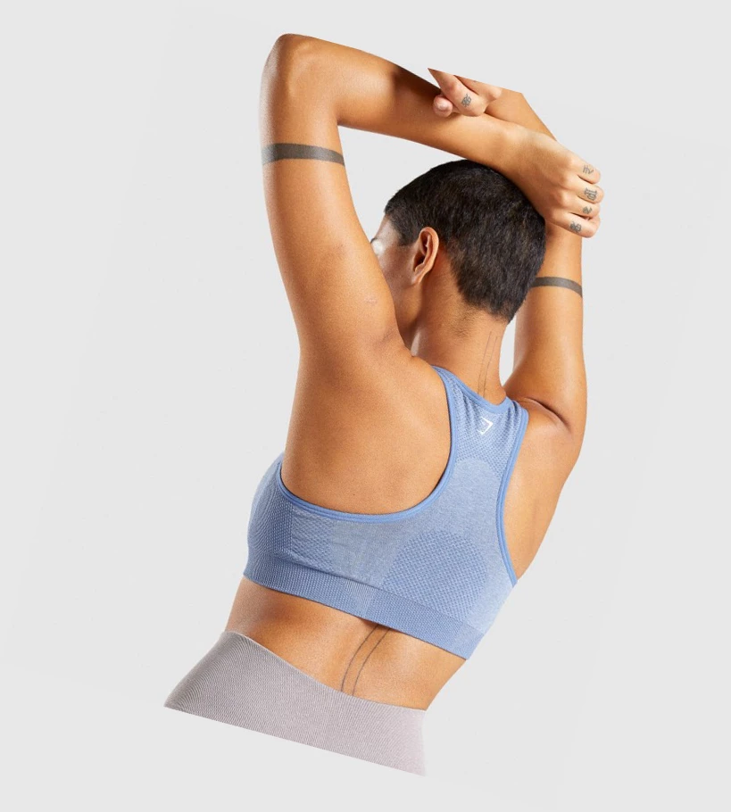 Gymshark Vital Seamless 2.0 Naisten Urheiluliivit Sininen | ITSNHZ065