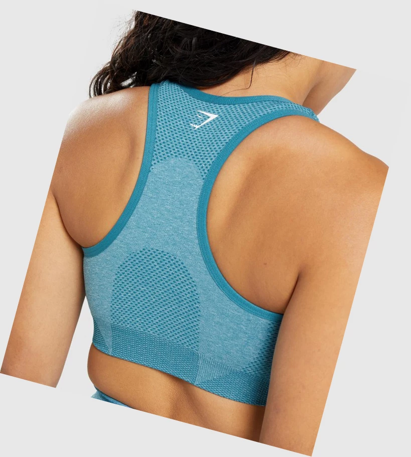 Gymshark Vital Seamless 2.0 Naisten Urheiluliivit Turkoosi | LNVGMT358