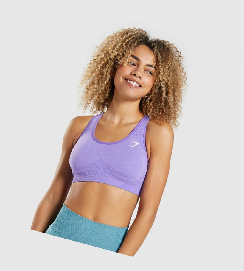 Gymshark Vital Seamless 2.0 Naisten Urheiluliivit Vaaleanvioletit | OZPXHB615