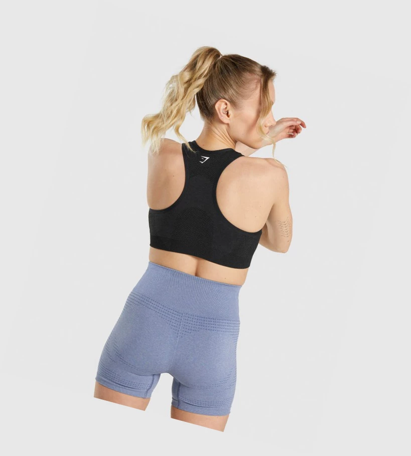 Gymshark Vital Seamless 2.0 Naisten Urheiluliivit Mustat | UXISOE543