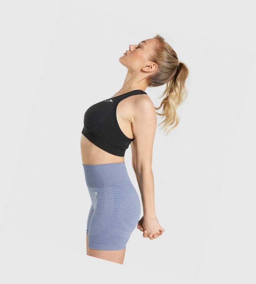 Gymshark Vital Seamless 2.0 Naisten Urheiluliivit Mustat | UXISOE543