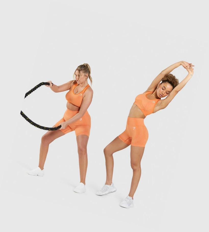 Gymshark Vital Seamless 2.0 Naisten Urheiluliivit Aprikoosi Oranssi | VPCGKN094