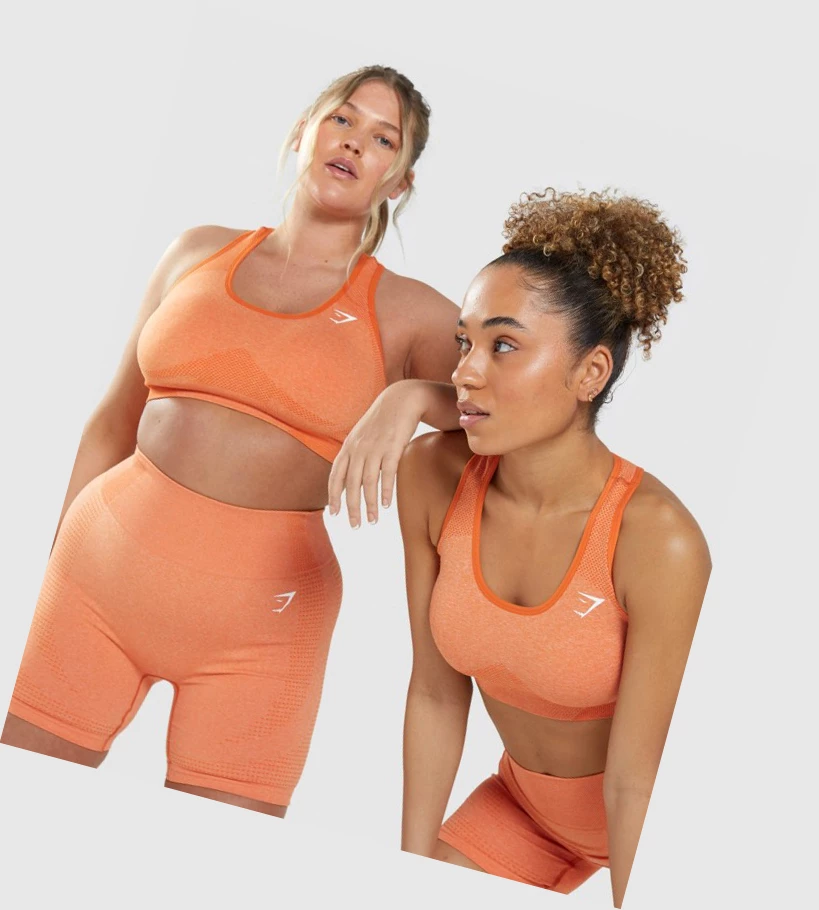 Gymshark Vital Seamless 2.0 Naisten Urheiluliivit Aprikoosi Oranssi | VPCGKN094