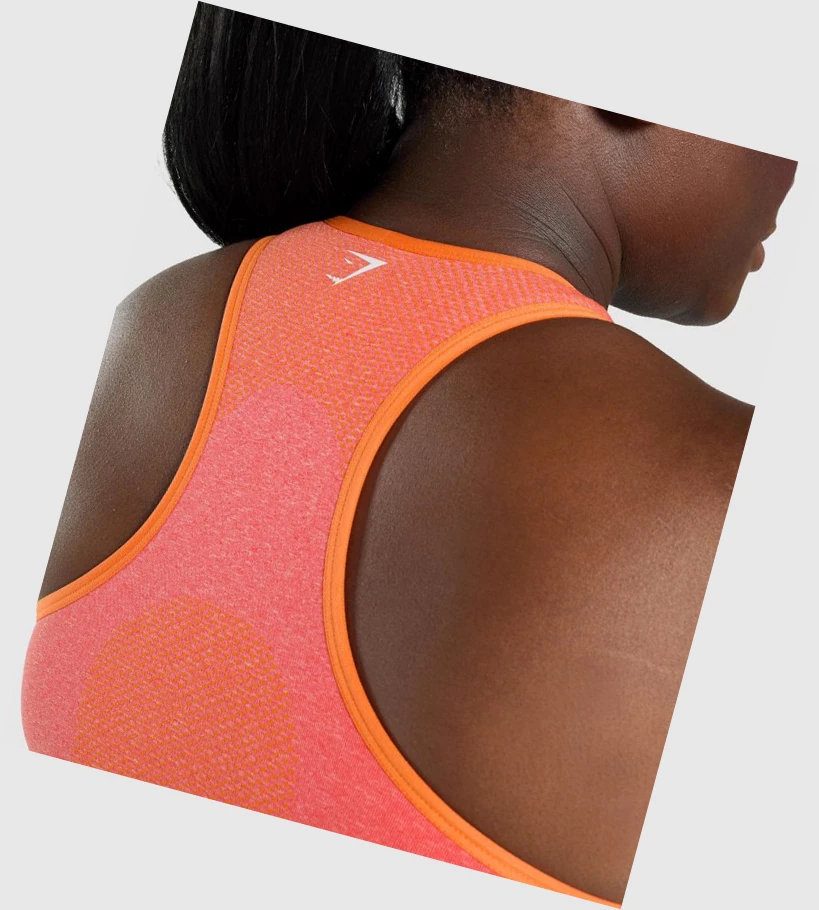 Gymshark Vital Seamless 2.0 Naisten Urheiluliivit Oranssi | WUMZLJ346