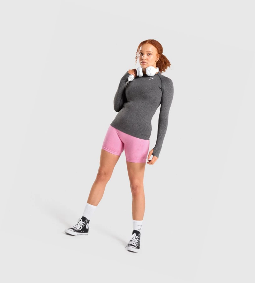 Gymshark Vital Seamless 2.0 Top Naisten T Paidat Harmaat | HDFQIU624