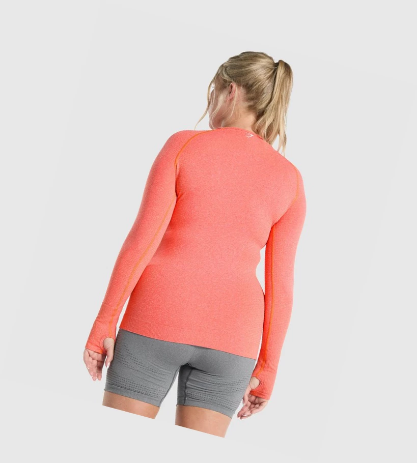 Gymshark Vital Seamless 2.0 Top Naisten T Paidat Oranssi | VCMUQI652