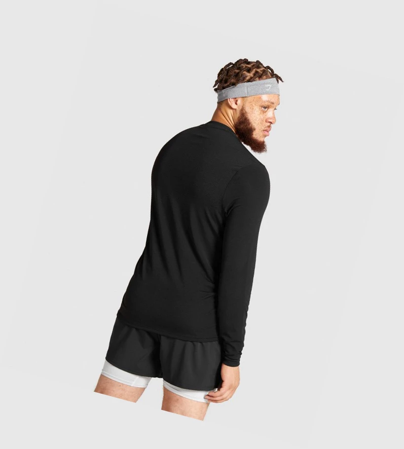 Gymshark Vital Seamless Miesten T Paidat Mustat | KRCPEO864