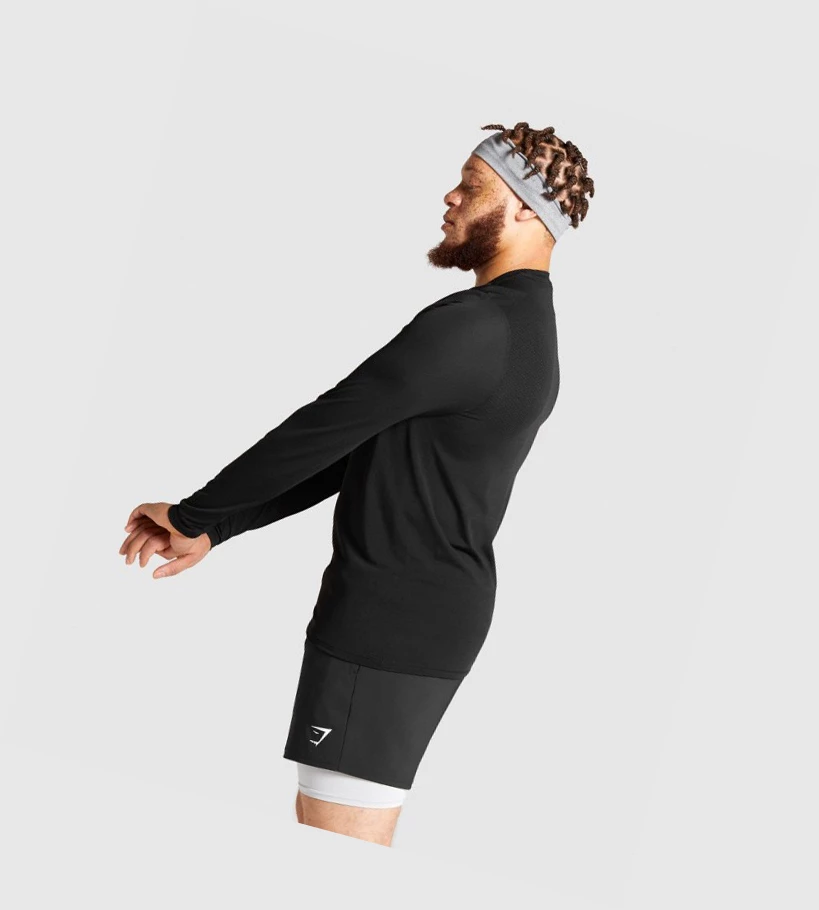 Gymshark Vital Seamless Miesten T Paidat Mustat | KRCPEO864