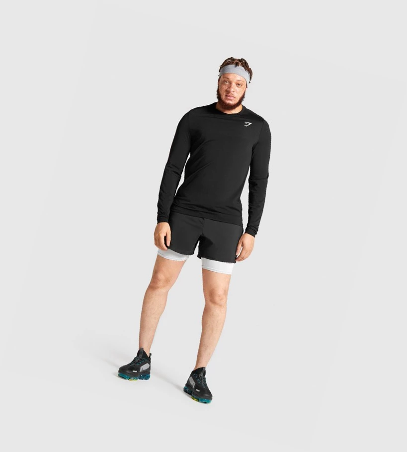 Gymshark Vital Seamless Miesten T Paidat Mustat | KRCPEO864