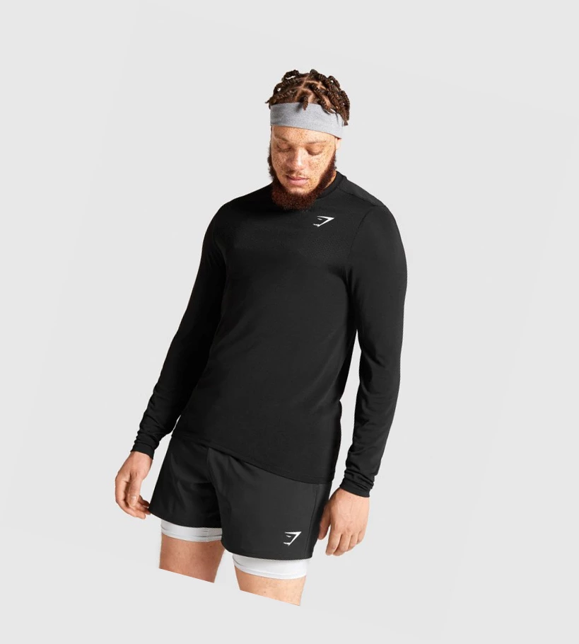 Gymshark Vital Seamless Miesten T Paidat Mustat | KRCPEO864