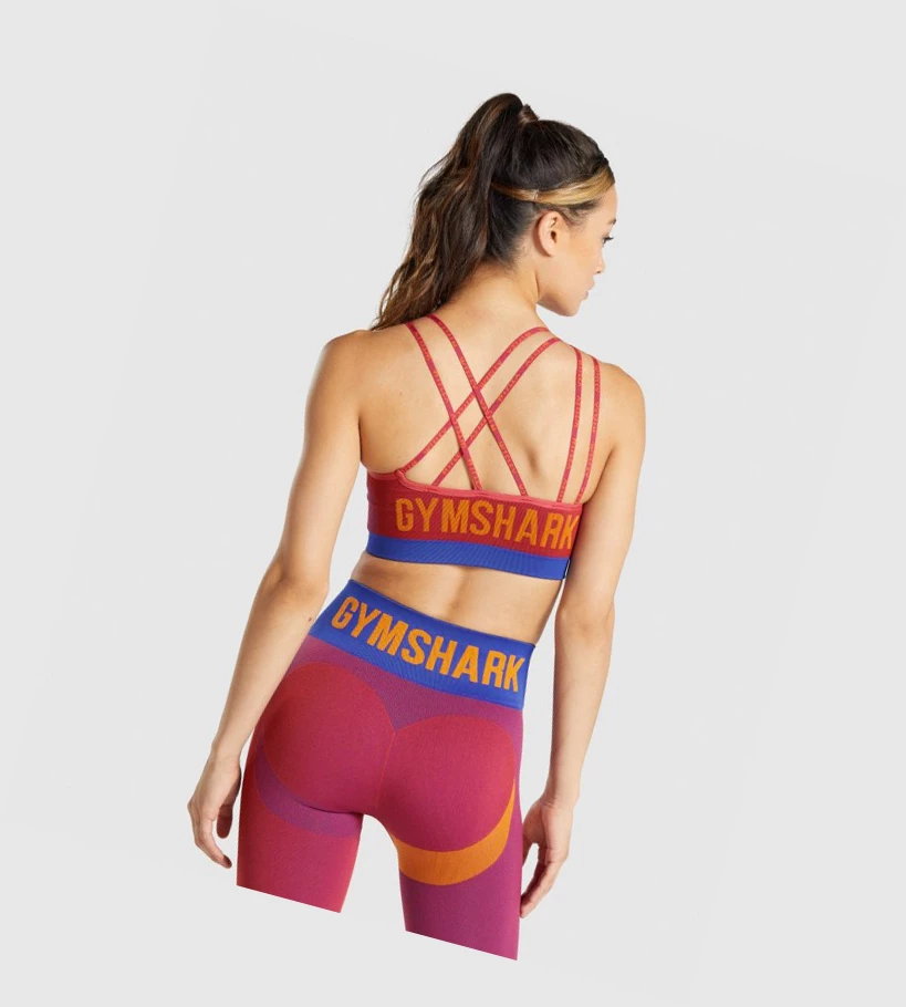 Gymshark WTFlex Seamless Asymmetric Strappy Naisten Urheiluliivit Pinkki | DCNKBS921