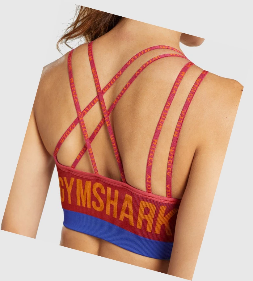 Gymshark WTFlex Seamless Asymmetric Strappy Naisten Urheiluliivit Pinkki | DCNKBS921