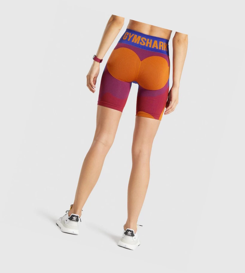 Gymshark WTFlex Seamless Cycling Naisten Shortsit Pinkki | OSLPZD318