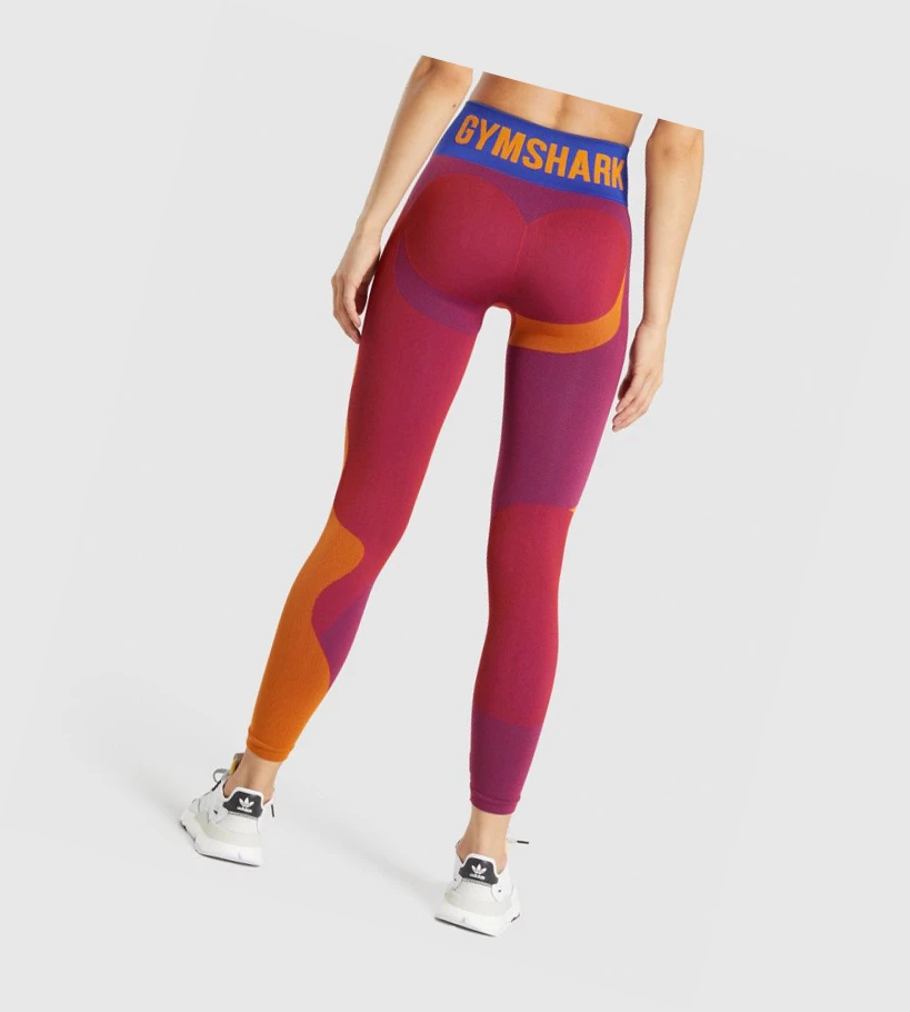 Gymshark WTFlex Seamless High Waisted Naisten Leggingsit Pinkki | AXFYUM973