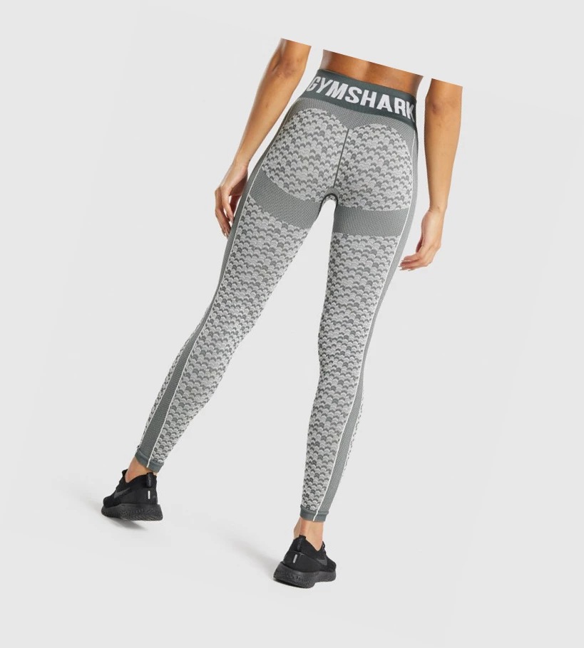 Gymshark WTFlex Seamless High Waisted Naisten Leggingsit Harmaat | GKLRHY035
