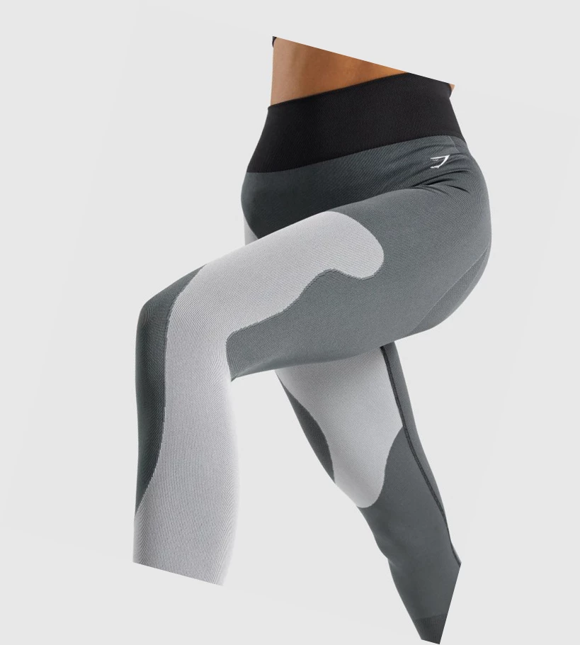 Gymshark WTFlex Seamless High Waisted Naisten Leggingsit Harmaat | HOFEBL741