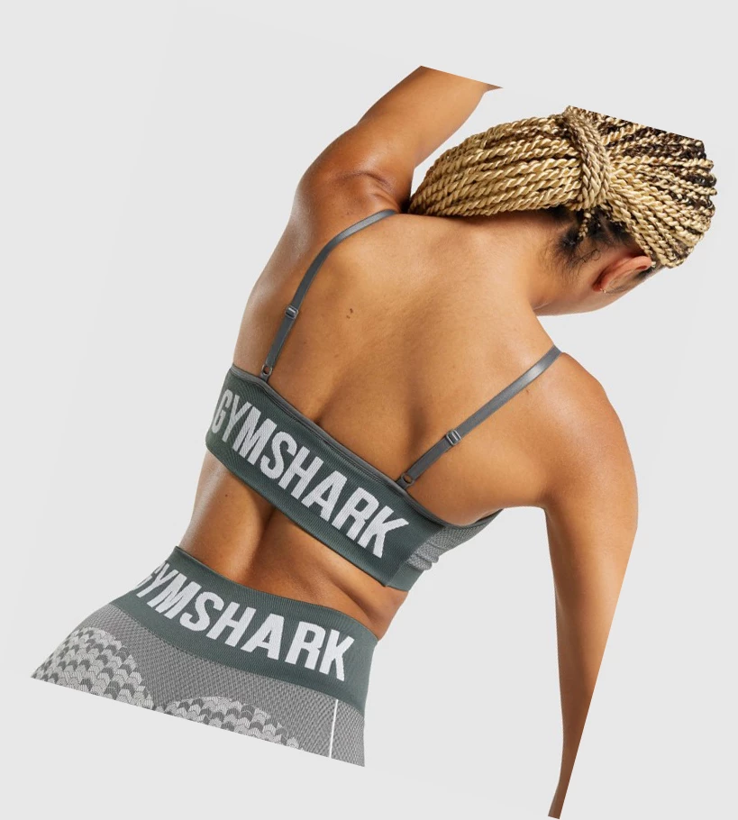 Gymshark WTFlex Seamless Strappy Naisten Urheiluliivit Harmaat | KSBYJH982