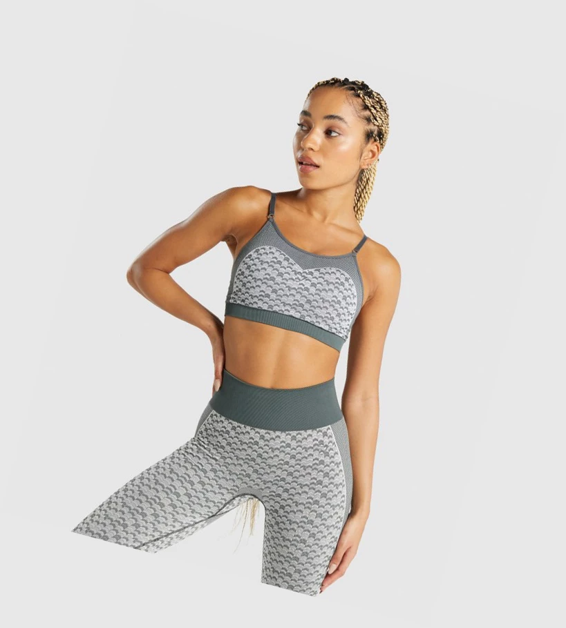 Gymshark WTFlex Seamless Strappy Naisten Urheiluliivit Harmaat | KSBYJH982