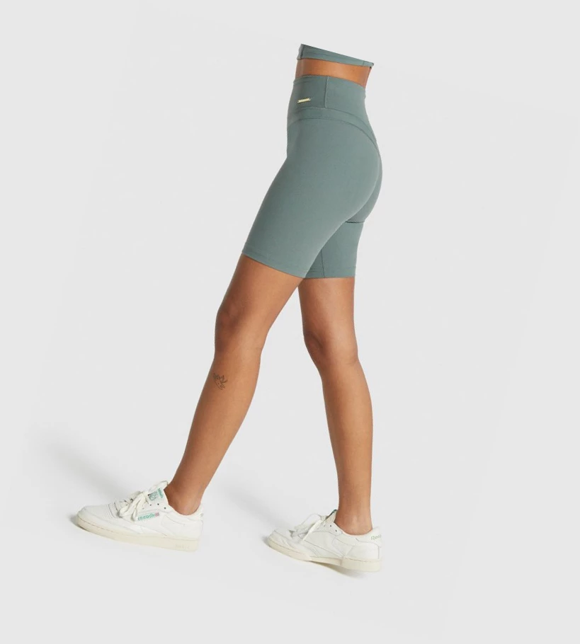 Gymshark Whitney Cycling Naisten Shortsit Vihreä | EOKVQG901