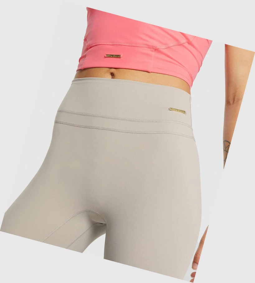 Gymshark Whitney High Rise High Waisted Naisten Leggingsit Valkoinen | HQATGI698