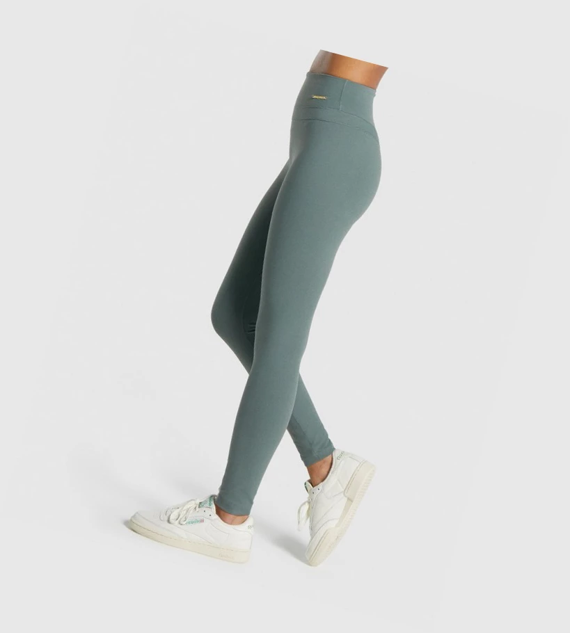Gymshark Whitney High Rise High Waisted Naisten Leggingsit Vihreä | VEAXTY603