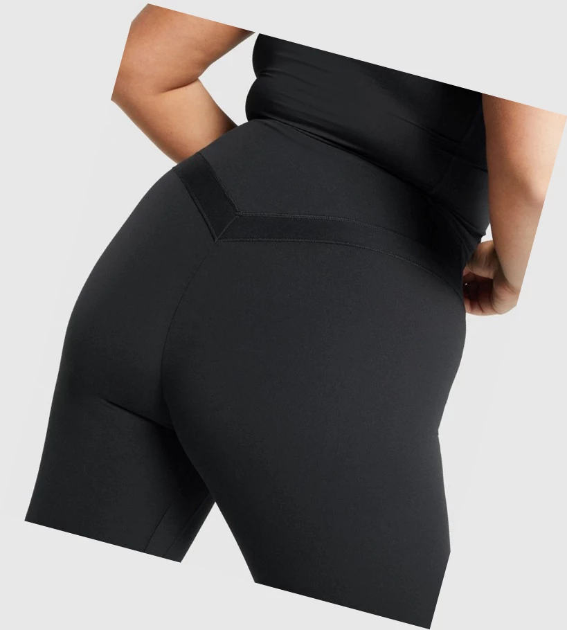 Gymshark Whitney High Rise High Waisted Naisten Leggingsit Mustat | YGUDLB921