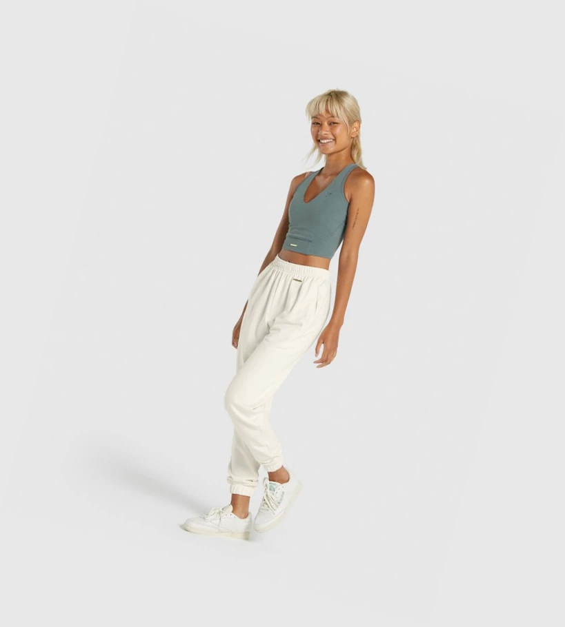 Gymshark Whitney Loose Naisten Juoksuvaatteet Valkoinen | MPKVBN570