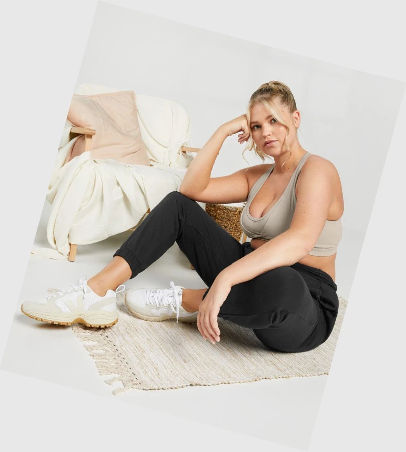 Gymshark Whitney Loose Naisten Juoksuvaatteet Mustat | WLQFUG219