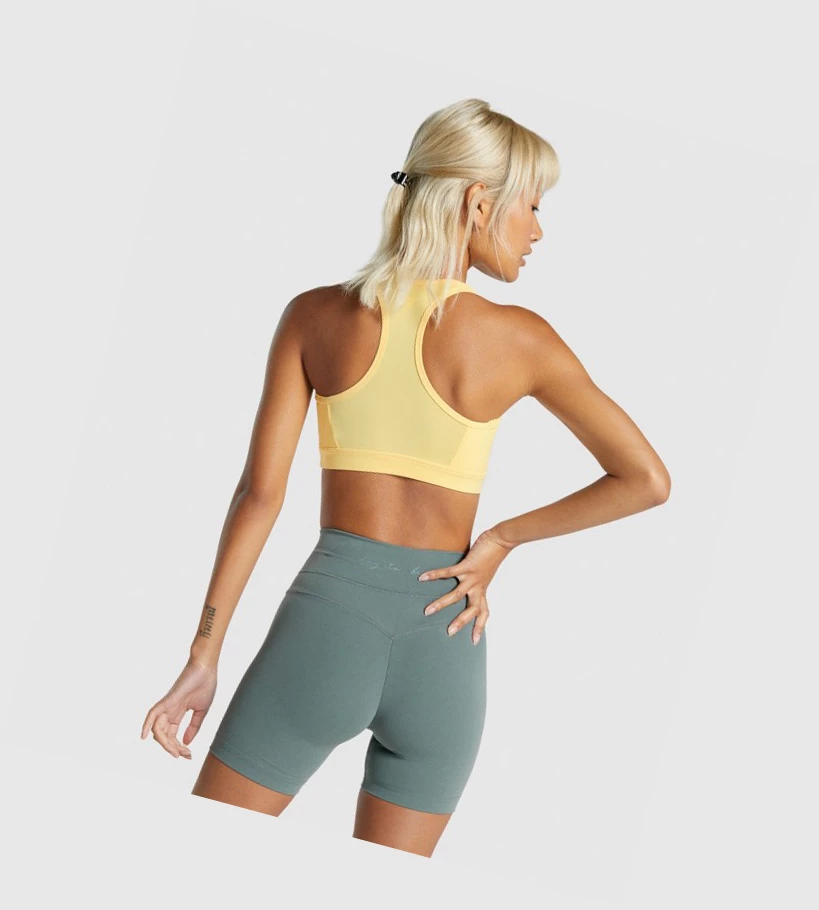 Gymshark Whitney Mesh Naisten Urheiluliivit Keltainen | LYDAHO329