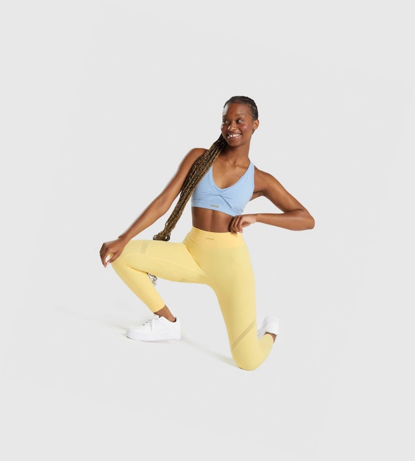Gymshark Whitney Mesh Naisten Urheiluliivit Sininen | WPSBFT516