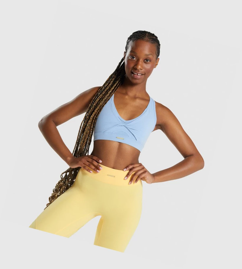 Gymshark Whitney Mesh Naisten Urheiluliivit Sininen | WPSBFT516