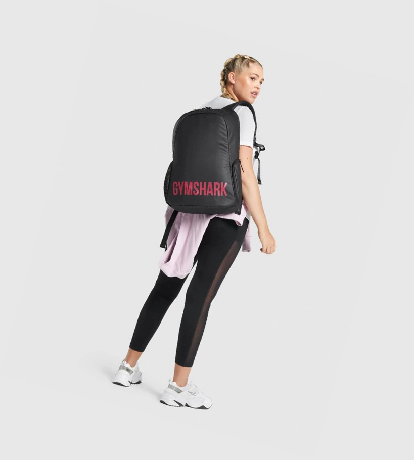 Gymshark X-Series 0.1 Miesten Laukku & Reppu Mustat Pinkki | FBZQAS120