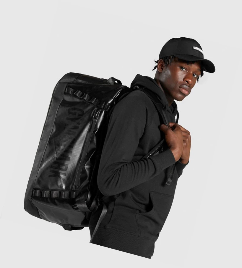 Gymshark X-Series Duffle Miesten Laukku & Reppu Mustat | EUFPGV582