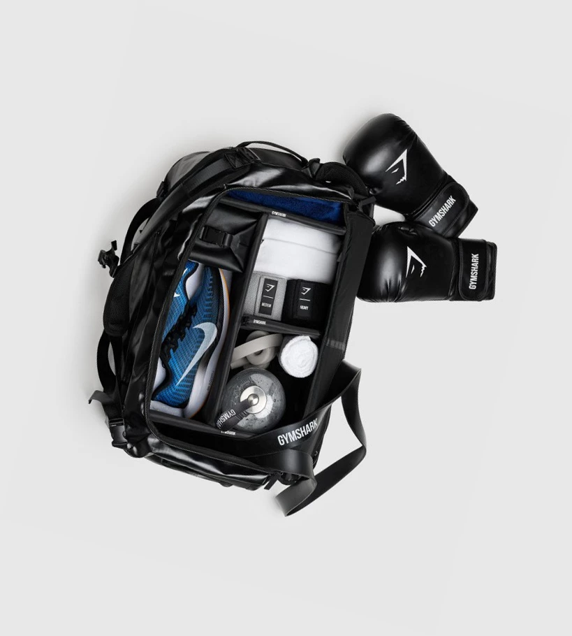 Gymshark X-Series Duffle Miesten Laukku & Reppu Mustat | EUFPGV582