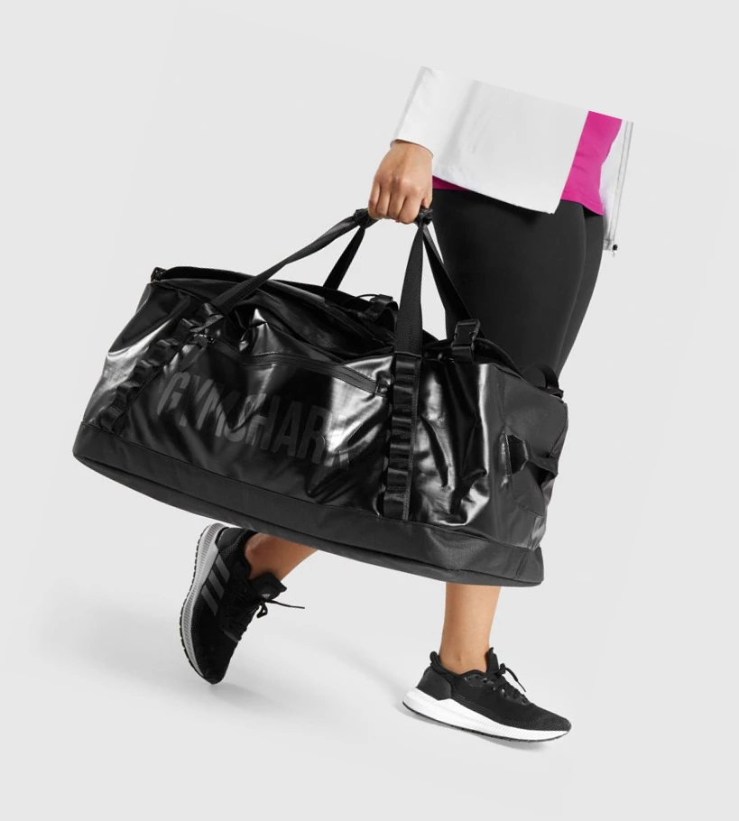 Gymshark X-Series Duffle Miesten Laukku & Reppu Mustat | EUFPGV582