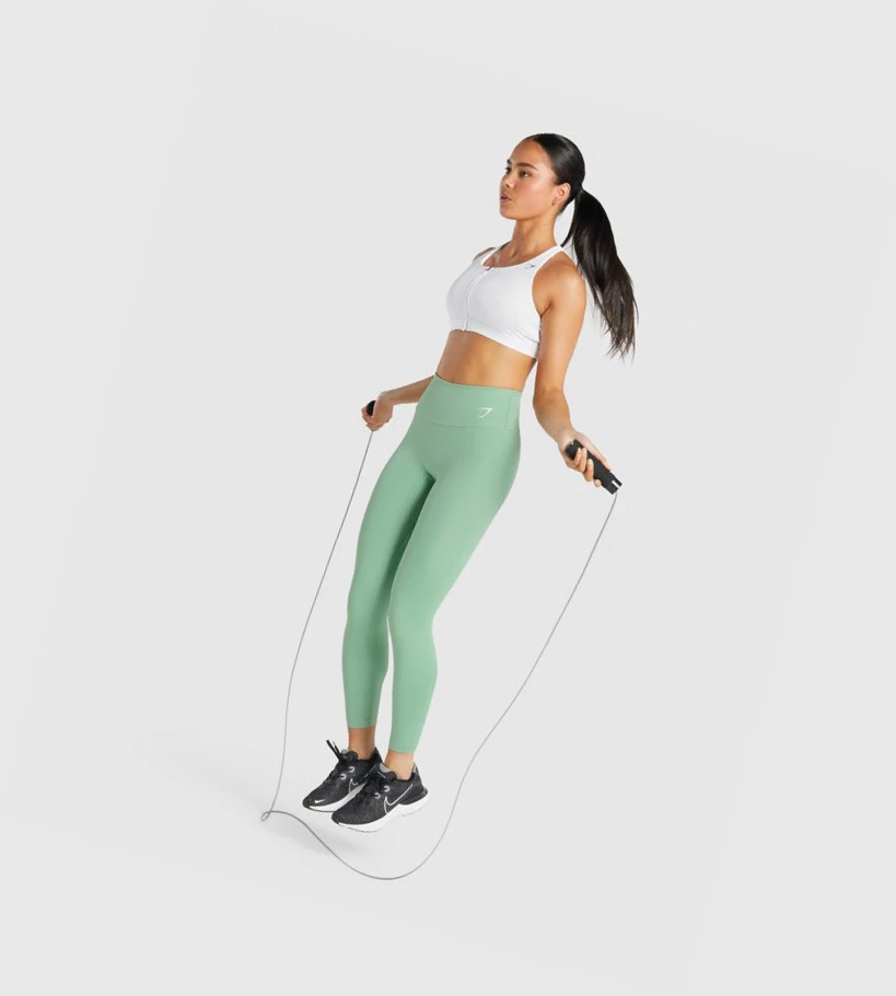 Gymshark Zip Up Koulutus Naisten Urheiluliivit Valkoinen | IOFVAH243