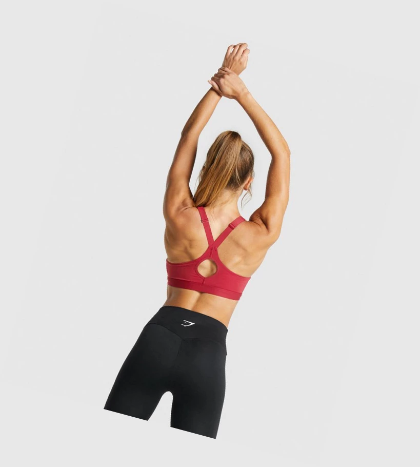 Gymshark Zip Up Koulutus Naisten Urheiluliivit Viininpunainen | KRVMXF015