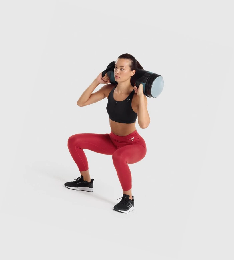 Gymshark Zip Up Koulutus Naisten Urheiluliivit Mustat | TCIDRE036