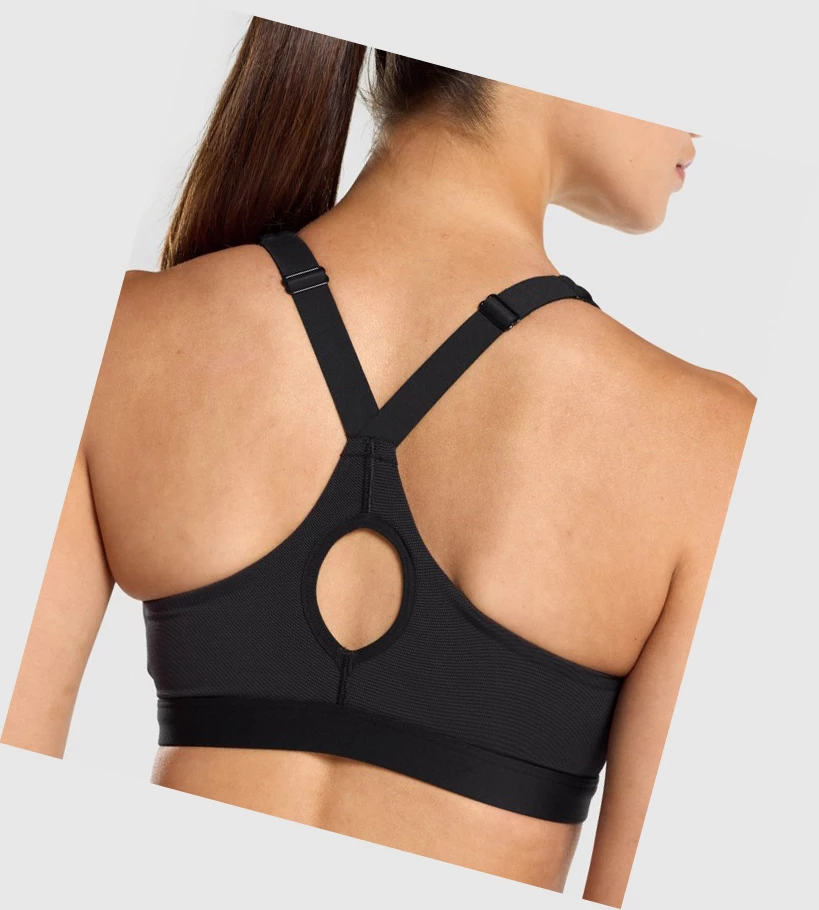 Gymshark Zip Up Koulutus Naisten Urheiluliivit Mustat | TCIDRE036